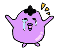 Miss eggplant sticker #3870599