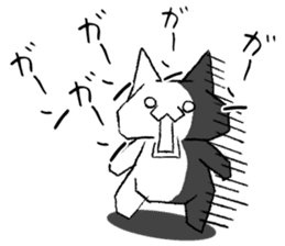 Repeated calling reaction cat sticker #3870662