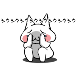 Repeated calling reaction cat sticker #3870664