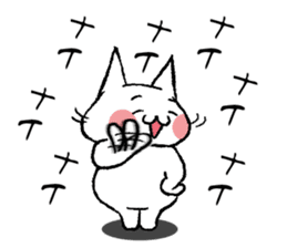 Repeated calling reaction cat sticker #3870675