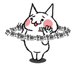 Repeated calling reaction cat sticker #3870679