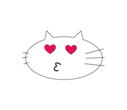 Cats in food box sticker #3871546