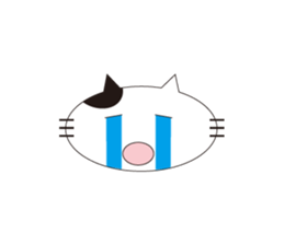 Cats in food box sticker #3871555