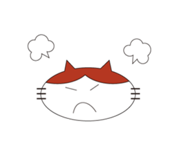 Cats in food box sticker #3871561