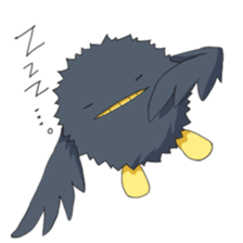 Black bird sticker #3871769