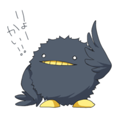 Black bird sticker #3871770