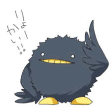 Black bird sticker #3871770