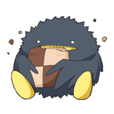 Black bird sticker #3871771