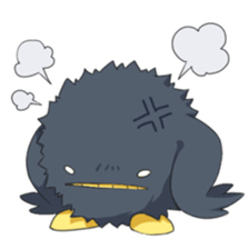 Black bird sticker #3871772