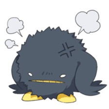 Black bird sticker #3871772