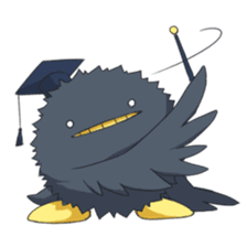 Black bird sticker #3871777