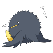 Black bird sticker #3871781