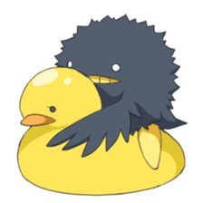 Black bird sticker #3871787