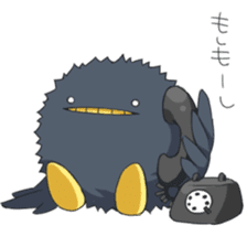 Black bird sticker #3871790