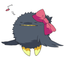 Black bird sticker #3871801