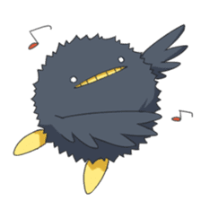 Black bird sticker #3871802