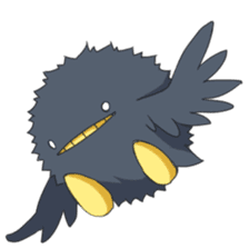 Black bird sticker #3871805