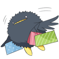 Black bird sticker #3871806