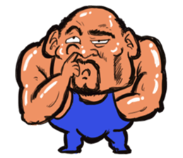 Muscle Sato sticker #3872372