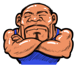 Muscle Sato sticker #3872386