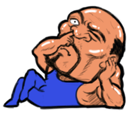 Muscle Sato sticker #3872390