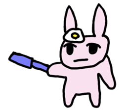 Rabbit paradise 5 sticker #3872647