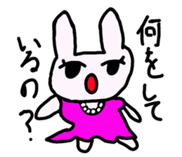 Rabbit paradise 5 sticker #3872652