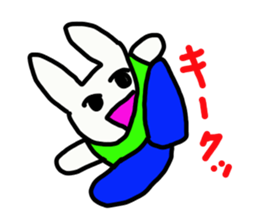 Rabbit paradise 5 sticker #3872654