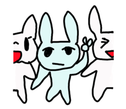 Rabbit paradise 5 sticker #3872658