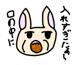 Rabbit paradise 5 sticker #3872659