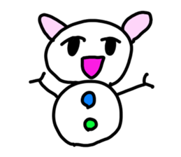 Rabbit paradise 5 sticker #3872665