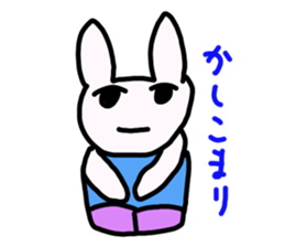 Rabbit paradise 5 sticker #3872680