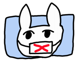 Rabbit paradise 5 sticker #3872681