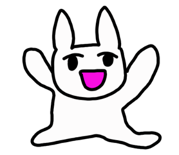 Rabbit paradise 5 sticker #3872682