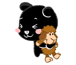 Kuro and Shiro - The Bears sticker #3872776