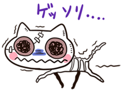 Zombie cat "Karakara" sticker #3872824