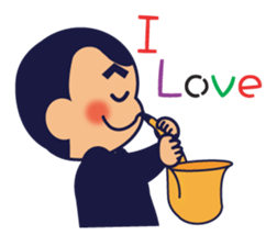 The wandering sax man sticker #3873730