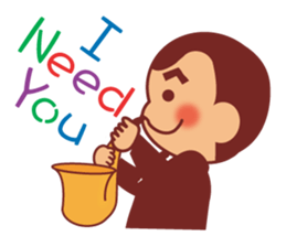 The wandering sax man sticker #3873731