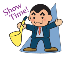 The wandering sax man sticker #3873740