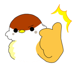 Everyday life of sparrow sticker #3874408