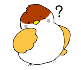 Everyday life of sparrow sticker #3874412