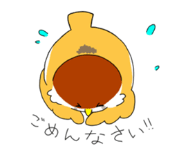 Everyday life of sparrow sticker #3874413