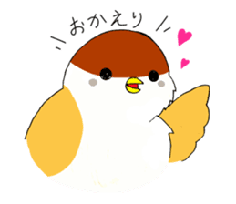 Everyday life of sparrow sticker #3874427