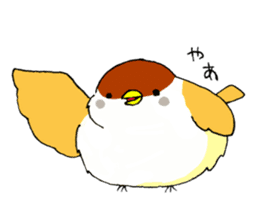 Everyday life of sparrow sticker #3874432