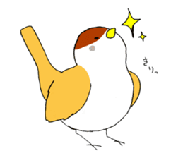 Everyday life of sparrow sticker #3874444