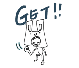 I even this mama rabbit sticker #3875492