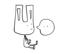 I even this mama rabbit sticker #3875512