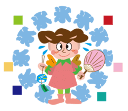 Angels,animals and plants in Hokkaido sticker #3875822