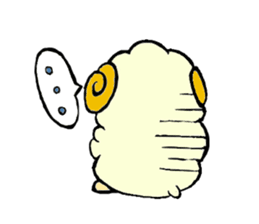 Sheep the mary sticker #3876564