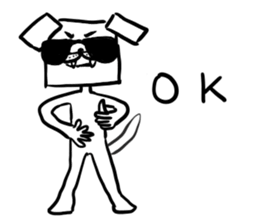 bog square sticker #3876887